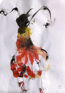 Flamenco à Séville "Viens 3"- Corinne Glass