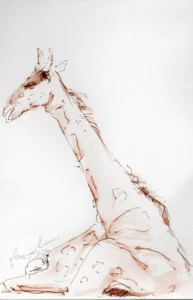 Elégance de la Girafe - Corinne Glass