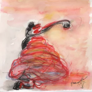 Tango nuage rouge 2024 - Corinne Glass